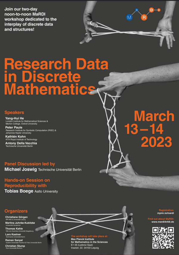 Poster Research Data in Discrete Mathematics