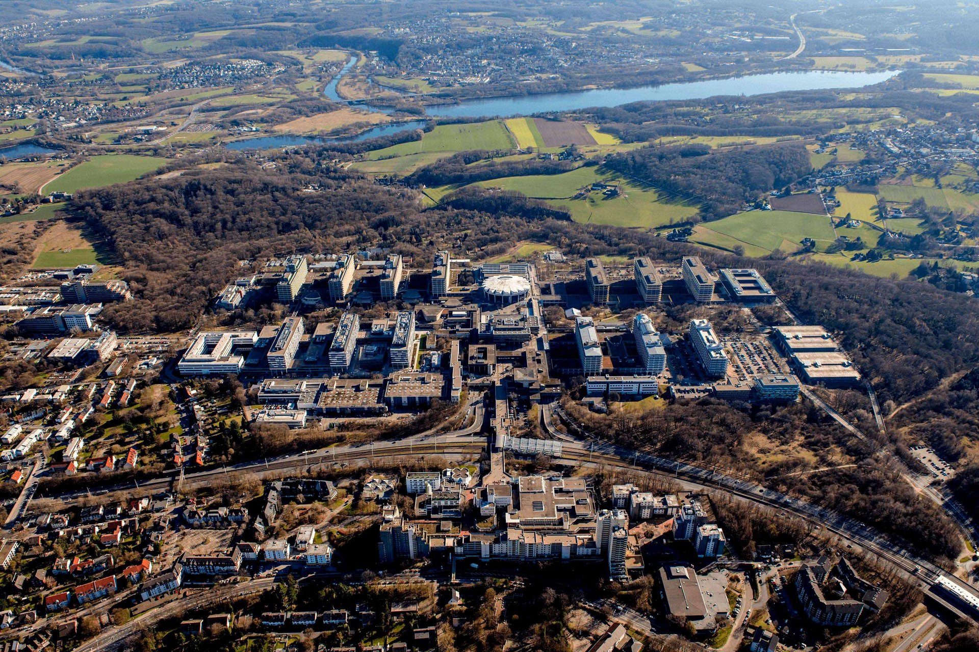 Luftbild Ruhr-Universität Bochum
