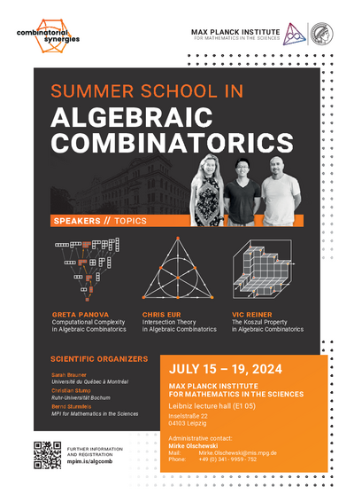Poster Summer School Algebraic Combinatorics