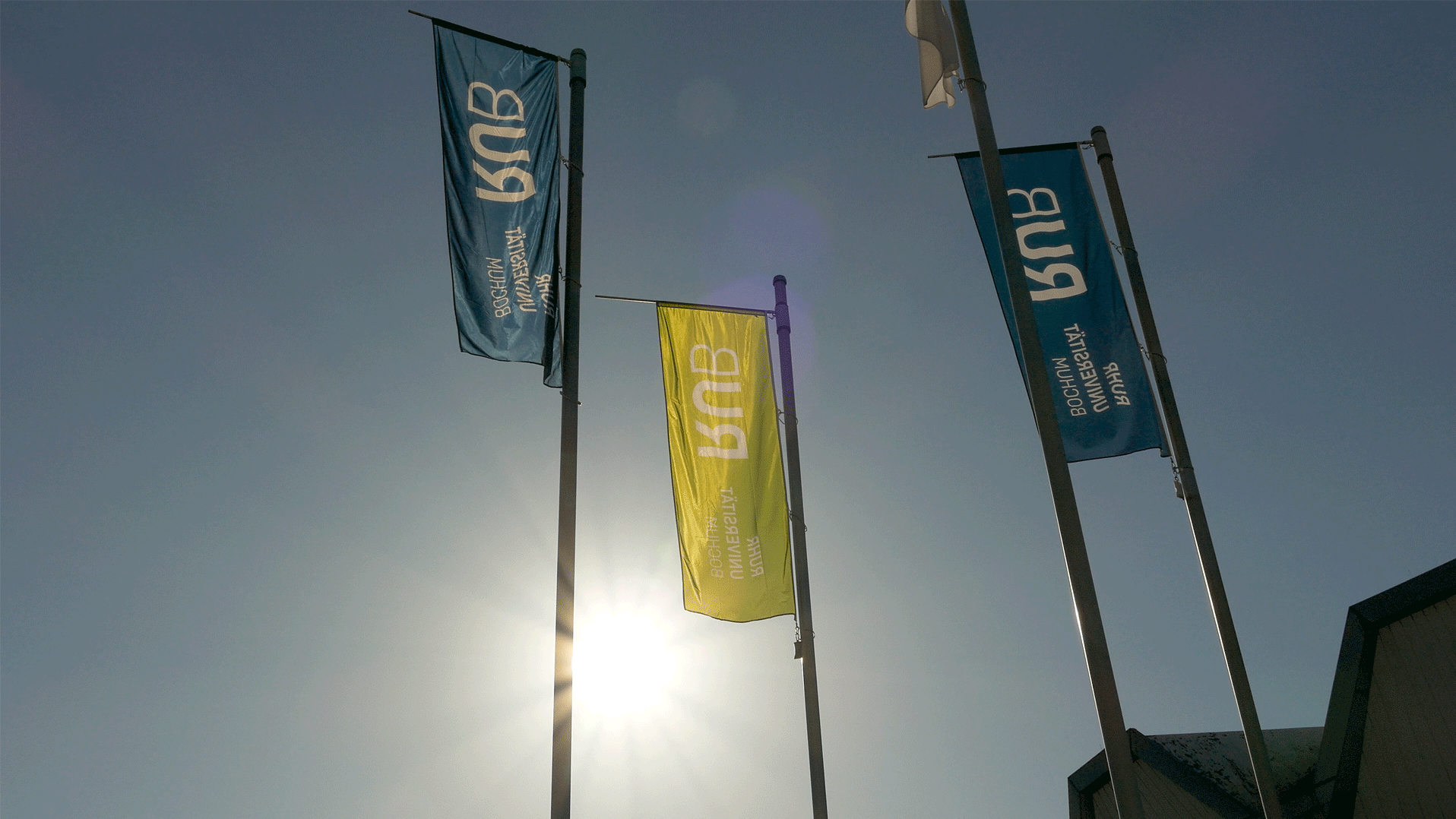 Fahnen der Ruhr-Universität Bochum